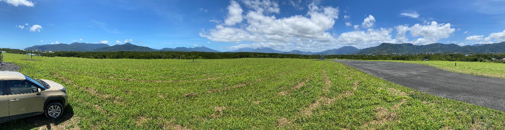 Portsmith Leachate Pump Station site, Cairns, with the Lamb Range in the background
