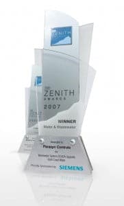Winner - Water & Waste Water - Zenith Awards 2007