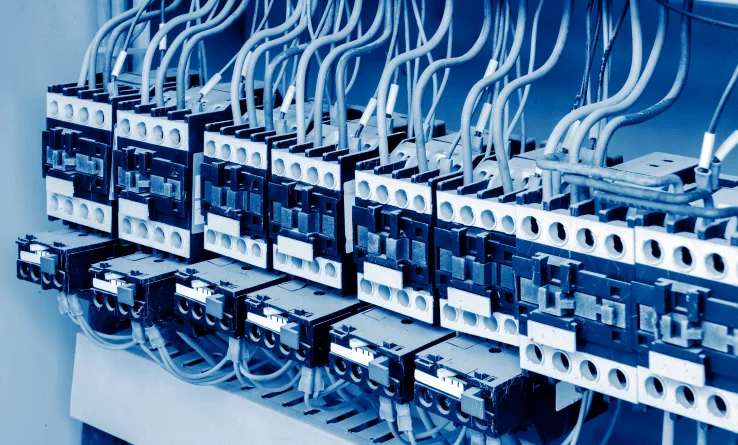 High quality electrical terminals with labelled wires show how important quality is.