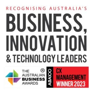 Australian Business Awards Customer Experience Management approved Logo for Parasyn.
